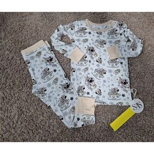 SAS mickey mouse bamboo 2 piece pjs size 4t  nwt
